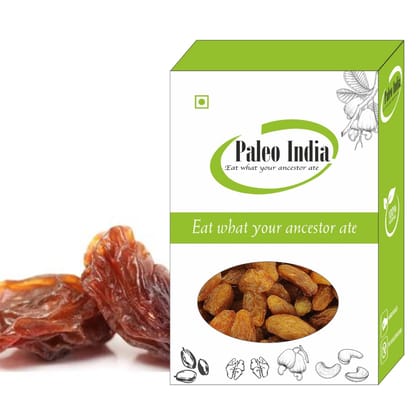 Paleo India 250gm Munakka |Abjosh| Natural & Healthy Dry Fruit | Rich in Iron & Antioxidants | Boosts Immunity Aids Digestion and Improves Skin Health| Raisin with Seeds