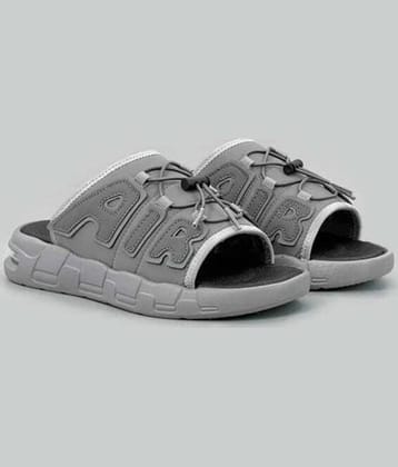 ARBIA FUNKI Grey Men's Slide Flip Flop