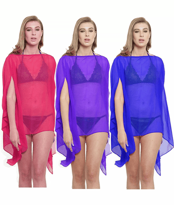 R L F Chiffon Multi Color Cover ups