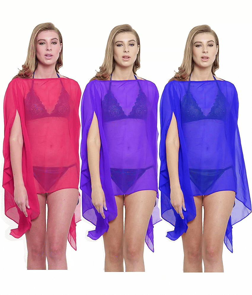 R L F Chiffon Multi Color Cover ups