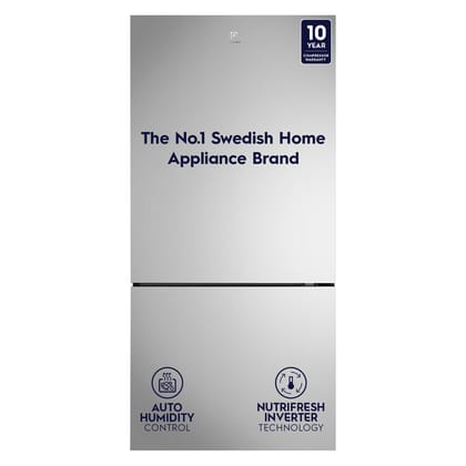 Electrolux 496L 1 Star Inverter Frost Free Double Door Refrigerator, Bottom Mount Freezer, TasteLockAuto & TasteGuard Technology, UltimateTaste 500, EBE5302C-S, Stainless Steel Electrolux 496L 1 Star Inverter Frost Free Double Door Refrigerator, Bottom M Electrolux 496L 1 Star Inverter Frost Free Double Door Refrigerator, Bottom Mount Freezer, TasteLockAuto & TasteGuard Technology, UltimateTaste 500, EBE5302C-S, Stainless Steel Electrolux 496L 1 Star Inverter Frost Free Double Door Refrigerator, Bottom M