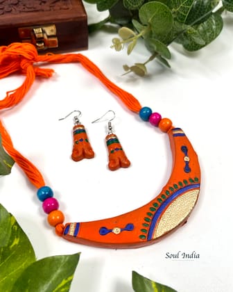 Handmade Terracotta Jewellery Set