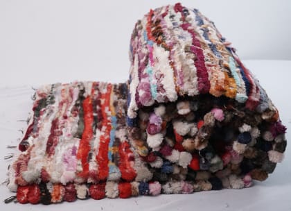 Ivory Base Multicolor Handmade Dari