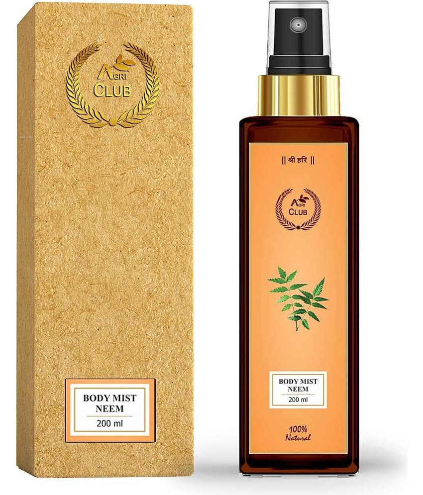 AGRI CLUB - Neem Body Mist For Men,Women 200 ml ( Pack of 1 )