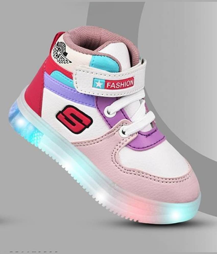 ZNS ROYAL - Pink Girl's LED Shoes ( 1 Pair )