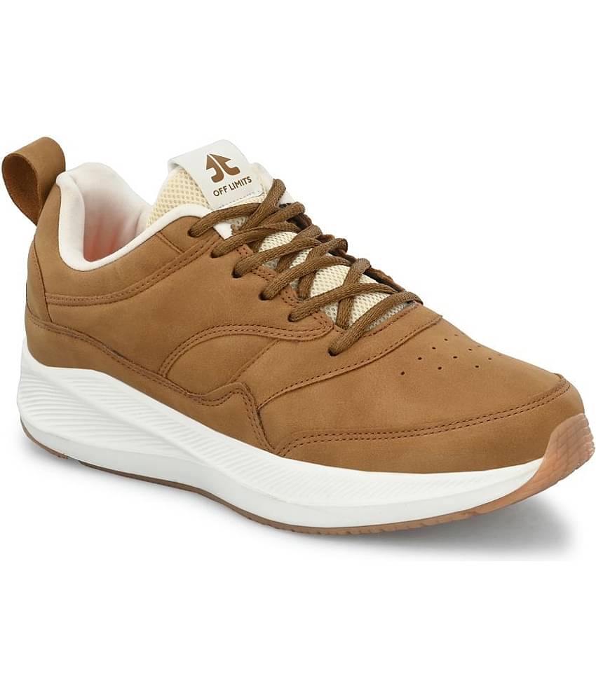 OFF LIMITS - STUSSY Tan Men's Sports Running Shoes
