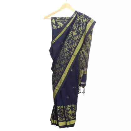 Tisser Copper saree with blouse piece