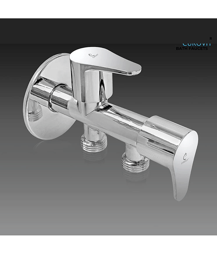 Dalton FUSION ZINC ALLOY TWO WAY ANGLE TAP (PACK OF 1) Steel Toilet Tap (2 in 1 Cock)
