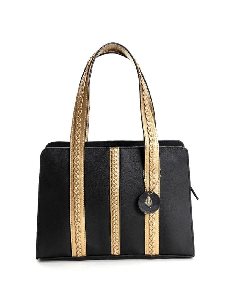 Gaia - Black & Gold - Handbags | Buy online on ZillyBuy