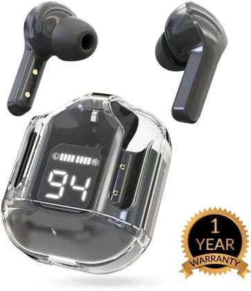 House of common In-Ear Wireless Earbuds, Ultrapods TWS Bluetooth Earphones with Charging Case Bluetooth  (Black, In the Ear)