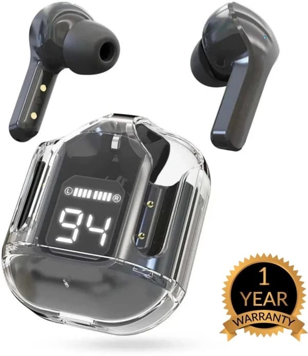 Ultrapods In-Ear Wireless Earbuds, Ultrapods TWS Bluetooth Earphones with Charging Case Bluetooth  (Black, In the Ear)