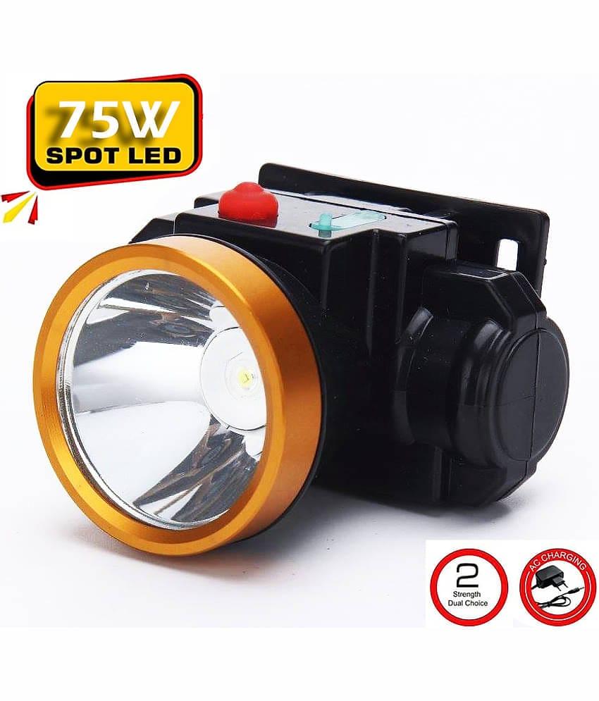 FIRSTLIKE - Above 50W Rechargeable Flashlight Torch ( Pack of 1 )