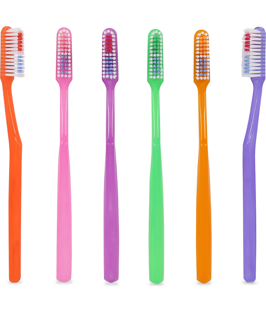 Maxi Angular Soft Toothbrush(Pack Of 6)