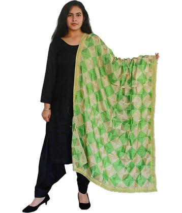 Sahej Suits & Phulkari Green Chiffon Dupatta