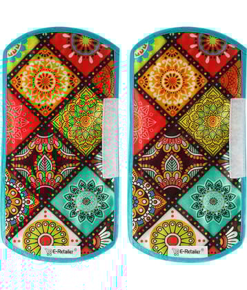 E-Retailer Set of 2 Polyester Multi Fridge Handle Cover