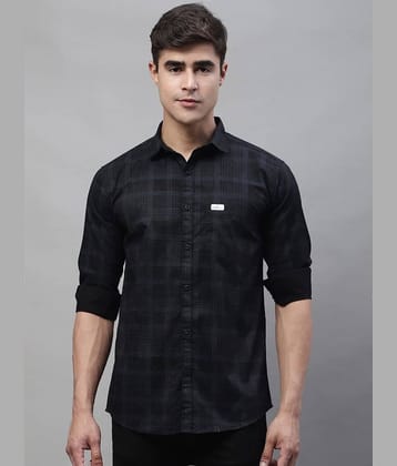 MAJESTIC MAN 100% Cotton Slim Fit Checks Full Sleeves Men's Casual Shirt - Brown ( Pack of 1 )