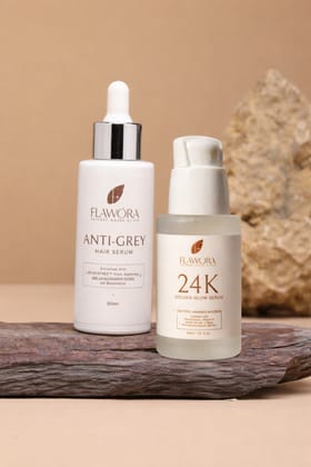 Anti-Grey Hair Serum & 24K Gold Serum