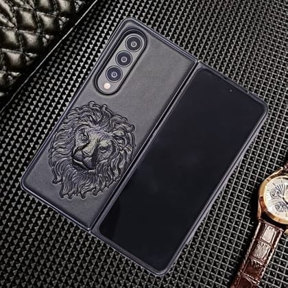 Black Royal King Silicone Case for Samsung Galaxy Z FOLD 4