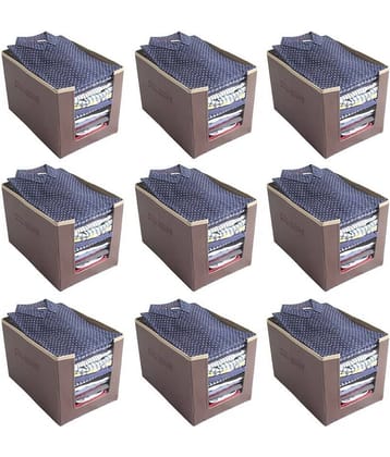 PrettyKrafts Shirt Stacker Closet Organizer - Shirts and Clothing Organizer - Exile (Set of 9)