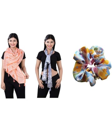 JVNINE - Multicolor Viscose Women's Scarf ( Pack of 3 )