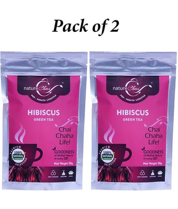 nature Chai Hibiscus Tea Loose Leaf 50 gm Pack of 2