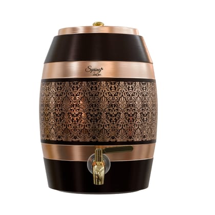 Pure Copper Decorative Water Tank - 5 Liters-Decorative_Tank