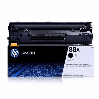 HP 88A Black Original LaserJet Toner Cartridge (CC388A) for HP LaserJet Pro P1106, P1108, M1136 MFP, M1213nf MFP, M1216nfh MFP, M1218nfs MFP, M128fn MFP, M128fw MFP Printers HP 88A Black Original LaserJet Toner Cartridge (CC388A) for HP LaserJet Pro P1106, P1108, M1136 MFP, M1213nf MFP, M1216nfh MFP, M1218nfs MFP, M128fn MFP, M128fw MFP Printers