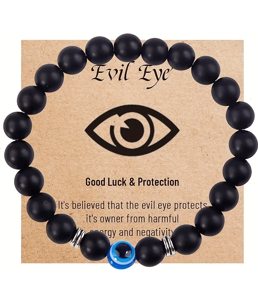 AdvaitEtp Black Bracelet ( Pack of 1 )