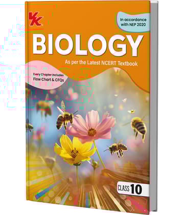 Biology Book for Class 10 | CBSE (NCERT Solved) | 2025-26 Examination | by VK Global Publications