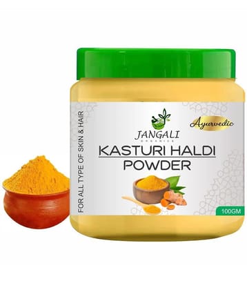 PURE Jangali ORGANICS 100% Natural Wild Turmeric Powder (Kasturi Manjal / Amba Haldi 100G