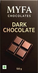 Myfa Chocolates Premium Dark Chocolate Bar | Handcrafted, Sweet and Bitter Flavour