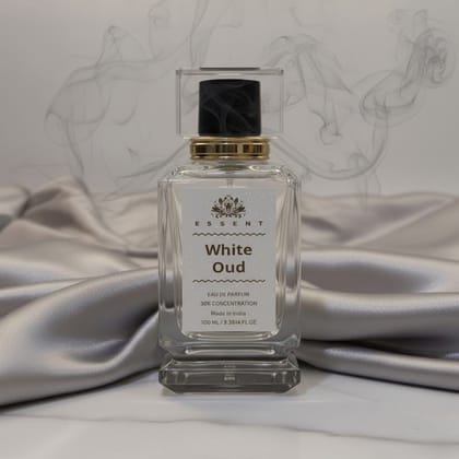 Essent Perfumes White Oud Eau de Parfum (EDP) – Smooth White Oud Woody Long Lasting Perfume – Unisex Fragrance