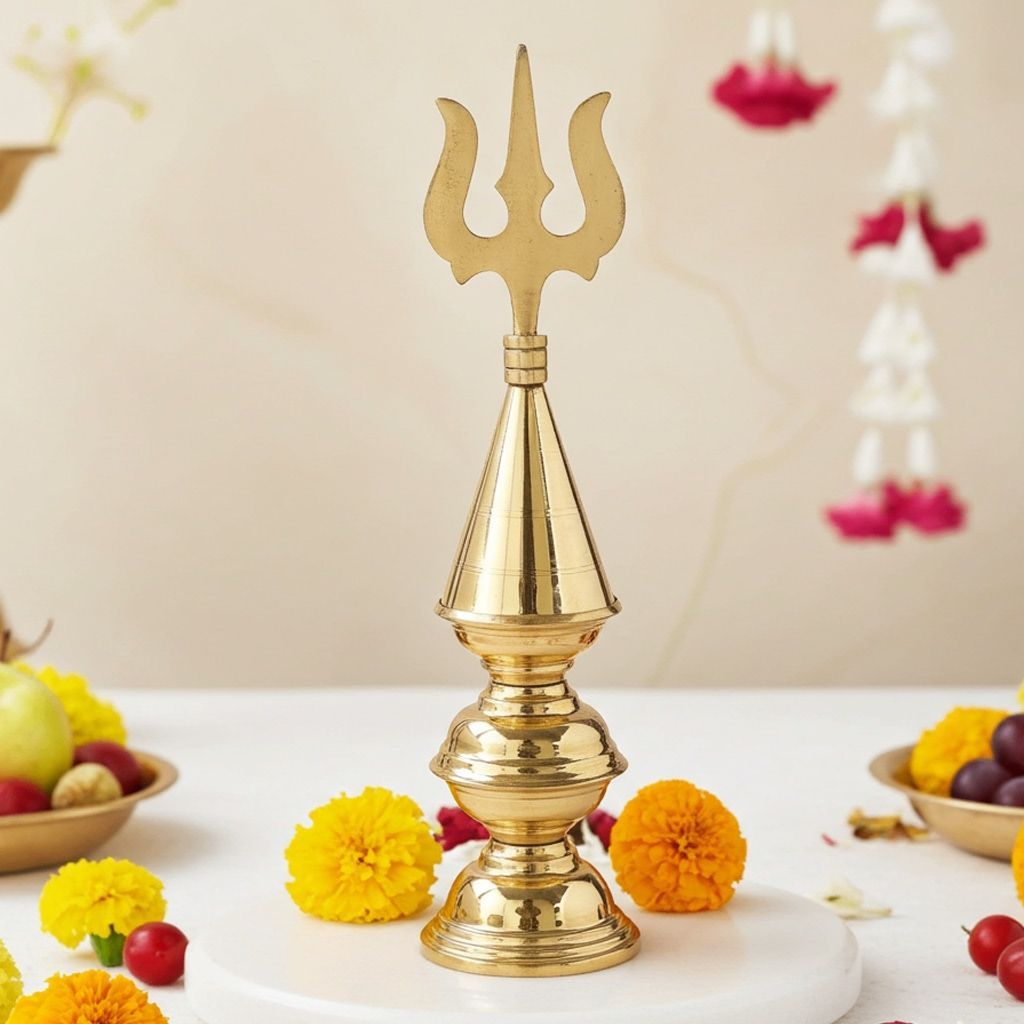 Brass Solid Kalash (ZMAS397 C)