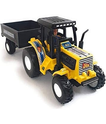 FEDIFU Farmer Tractor Toy with Trolley Toy | Pull Back Vehicles | Trucks for 3+ Years Old Kids | Boys | Girls | Multicolor