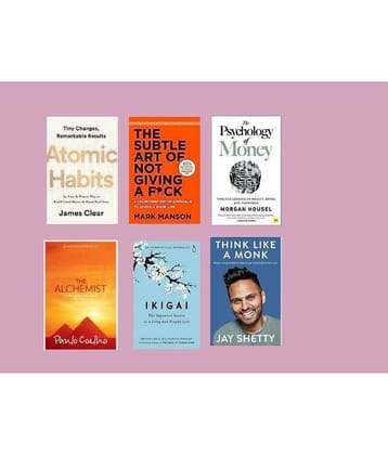 Atomic Habits + The Subtle Art + The Psychology of Money + The Alchemist + Ikigai + Think Like A Monk