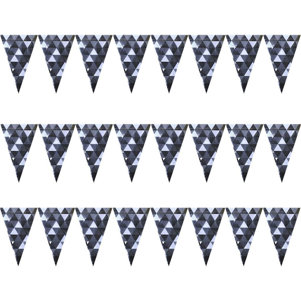 Chequered Buntings in Fractal Design - 9FT - 1PC - Party and Festive Needs | Buy online on ZillyBuy