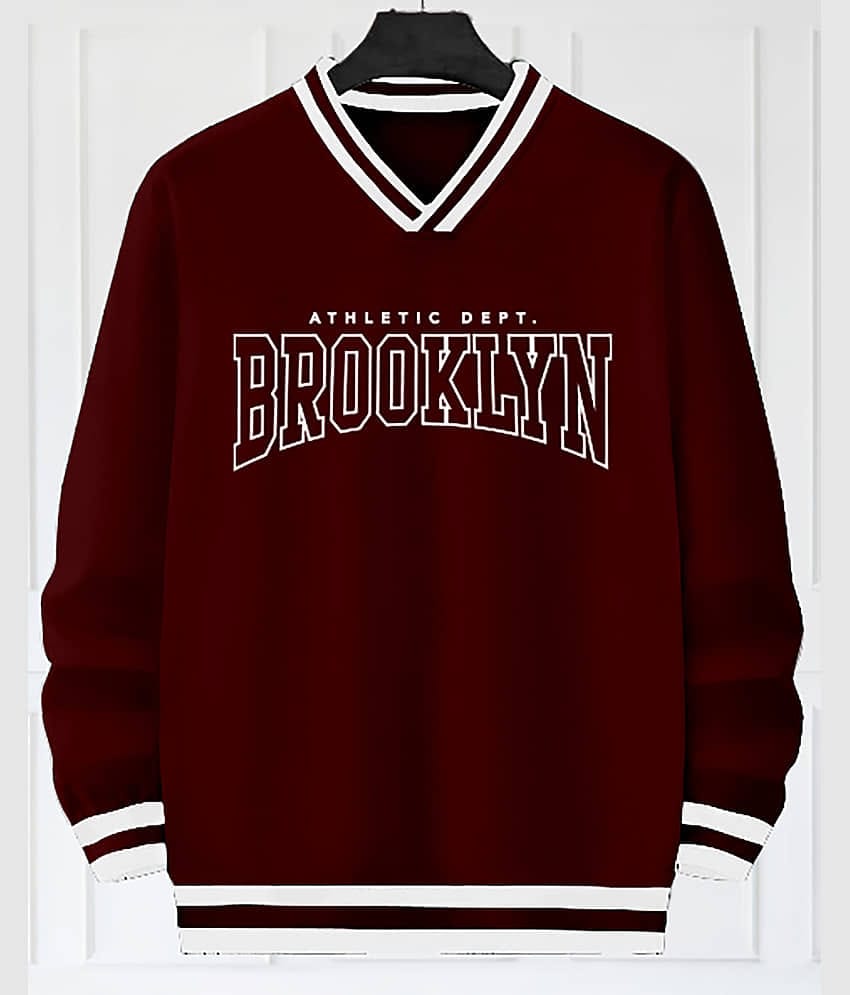 AUSK V-Neck T-Shirt for Men - Cotton Blend ( Multicolor, Pack of 1)