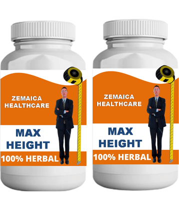 Zemaica Healthcare max height mango flavor 0.2 kg Powder Pack of 2
