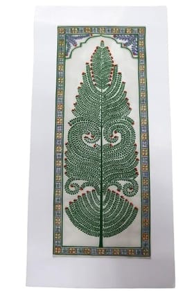 Palak Saxena Handmade designing tree (Leaf) Wall hanging Pattachitra Art Work on Tussar Silk for Home and Office Decoration Pattachitra painting Hand painted Palak Saxena Handmade designing tree (Leaf) Wall hanging Pattachitra Art Work on Tussar Silk for Home and Office Decoration Pattachitra painting Hand painted