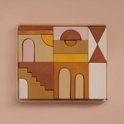 Numobel-Toys-Waldorf-Building Block Set-Apartment