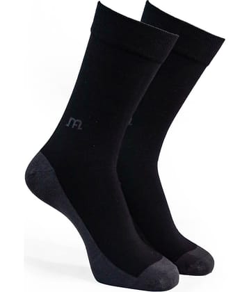 Man Arden - Black Cotton Men's Mid Length Socks ( Pack of 1 )