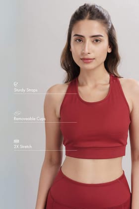 Racerback Active Bra-XS