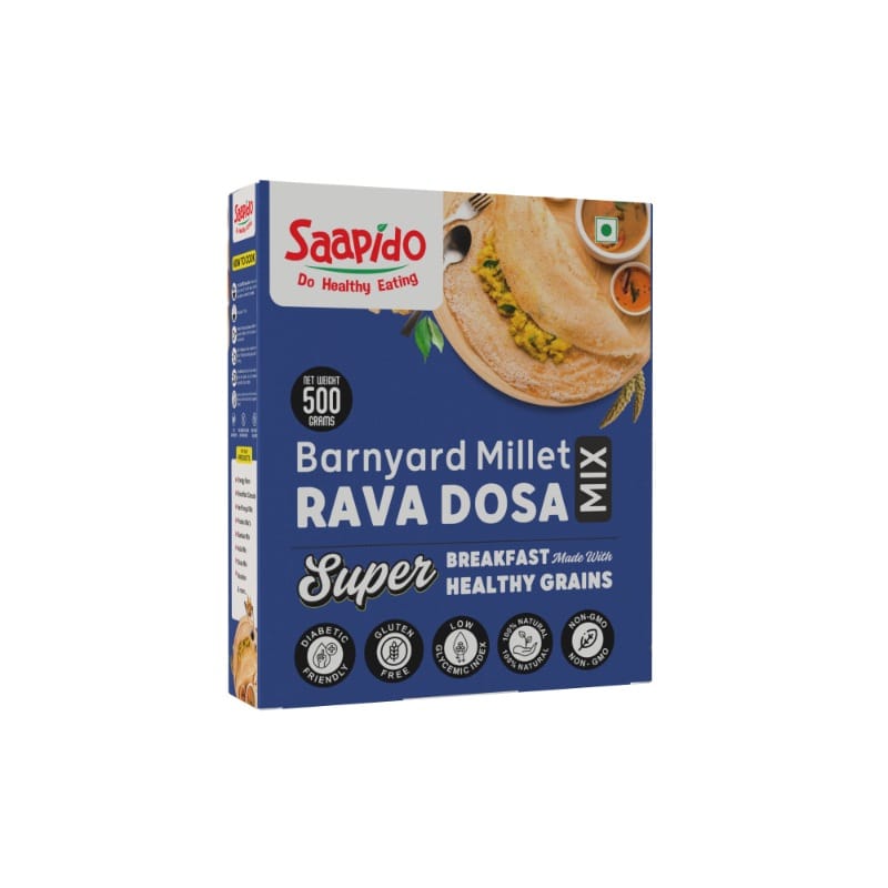 Saapido Barnyard Millet Rava Dosa Mix 500 Gms