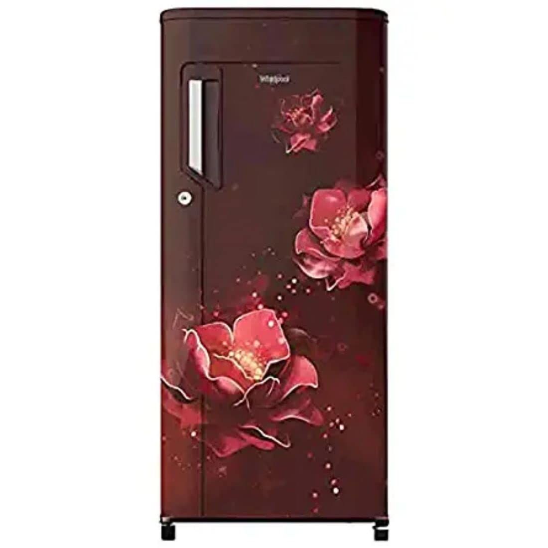 Whirlpool 200 L Direct Cool Single Door 3 Star Refrigerator (Wine Flower Rain, 215 IMPC PRM 3S WINE) Wine