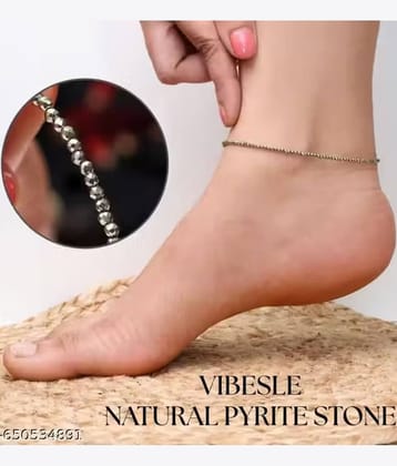 Dzinetrendz Gold Toe Rings & Anklet Set ( Pack of 1 )