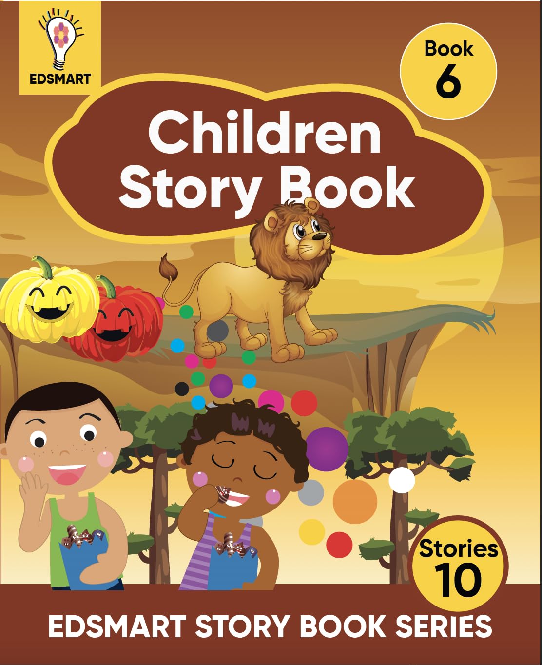 Edsmart Children Story Book 6 for 3-6 years old [32 pages], 10 kids stories with attractive pictures| kids stories on good deeds, golden words, nature, Panchatantra stories , Tenali rama and more [Paperback] [Jan 01, 2023] Edsmart Edu Services Pvt Ltd