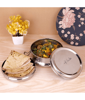 inKitch Tiffin Box Stainless Steel Lunch Box 1 - Container ( Pack of 1 )