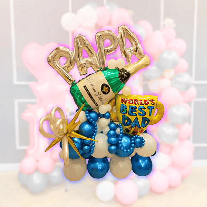 World's Best Dad Balloon Bouquet