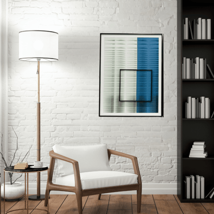 Exclusive Canva Printed Metal Frame Painting Style 25-H: 32 | L: 24