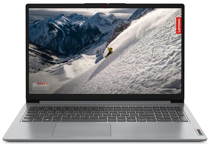 Lenovo IdeaPad 1 Intel Celeron N4500, 8GB RAM, 512GB SSD, HD 15.6"(39.6cm), Windows 11, Grey, 1.55Kg, 82LX00F7IN, 3 Month Game Pass Laptop